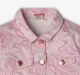 Girls Printed Denim Jacket - Pink