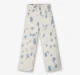 Girls 100% Cotton Tie-Dye Jeans - White