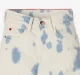 Girls 100% Cotton Tie-Dye Jeans - White