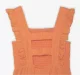 Girls Smocked Jumpsuit - Orange