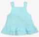 Girls Schiffli Clothing Set - Blue