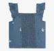 Girls 100% Cotton Co-Ord Set - Blue (Pack of 2)
