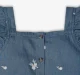 Girls 100% Cotton Co-Ord Set - Blue (Pack of 2)