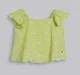 Ed-A-Mamma Girls Embroidered & All Over Printed Co-Ord Set - Green
