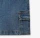 Girls Denim Shorts - Mid Blue