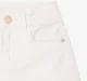 Girls Denim Shorts - White