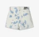 Girls 100% Cotton Tie-Dye Shorts - White