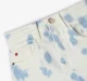 Girls 100% Cotton Tie-Dye Shorts - White