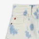 Girls 100% Cotton Tie-Dye Shorts - White