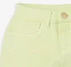 Girls Denim Shorts - Green