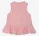 Girls  Schiffli Embroidered Top - Pink