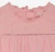 Girls  Schiffli Embroidered Top - Pink