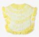 Girls Tie Dye Poncho Top - Yellow