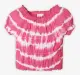 Girls Printed 100% Cotton Top - Pink