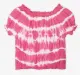 Girls Printed 100% Cotton Top - Pink