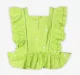 Girls Printed Top - Lime Green