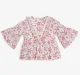 Girls AOP Printed Top - White