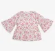 Girls AOP Printed Top - White