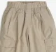 Girls Six Pocket Cargo Jogger Pant - Beige