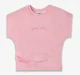 Girls Printed 100% Cotton T-Shirt - Pink