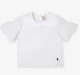 Girls 100% Cotton T-Shirt - White