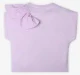 Girls Ruffle Detail Tshirt - Lavender