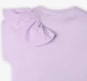 Girls Ruffle Detail Tshirt - Lavender