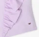 Girls Ruffle Detail Tshirt - Lavender
