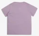 Girls 100% Cotton Embroidered Patch T-Shirt - Lavender
