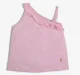 Girls 100% Cotton Embroidered T-Shirt - Pink