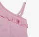 Girls 100% Cotton Embroidered T-Shirt - Pink