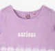 Girls Printed 100% Cotton T-Shirt - Lavender