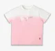 Girls Printed 100% Cotton T-Shirt - Pink