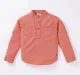 Boys Front Pocket Solid Shirt