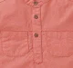 Boys Front Pocket Solid Shirt