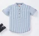Boys Striped Printed Shirt