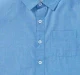 Boys Solid Collar Shirt With Front Pocket