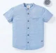 Boys Solid Collar Shirt