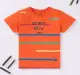 Boys Stripe Print T-Shirt With Placement Print