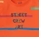 Boys Stripe Print T-Shirt With Placement Print