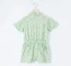 Girls Printed Tie Up Jumpsuit