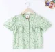 Girls Floral Buttoned Top