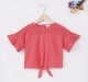 Girls Schiffli Tie Up Top