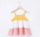 Girls Cut And Sew Strappy Top