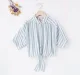 Tie Up Striped Shirt