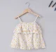 Girls Floral Tier Top