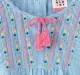 Girls Embroidered Panel Top