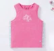 Girls Tank Top With Printed Side Tape