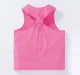 Girls Tank Top With Printed Side Tape