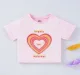 Girls Heart Print T-Shirt